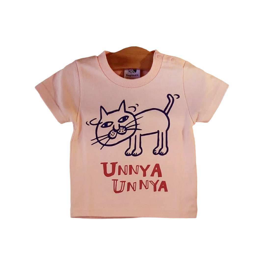 カゴマニア かごんまネコ キッズＴシャツ